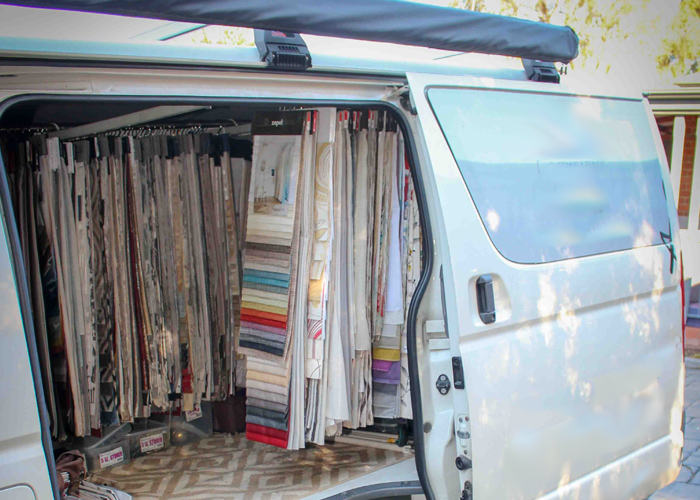 Mobile Curtain Showroom